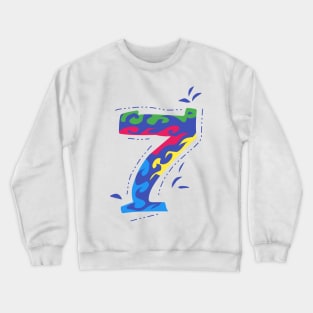 Number 7 Crewneck Sweatshirt